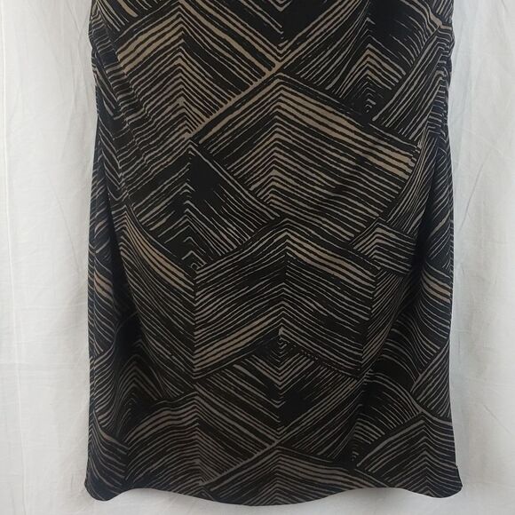 Banana Republic Medium Brown & Black Striped Dress - Picture 7 of 13